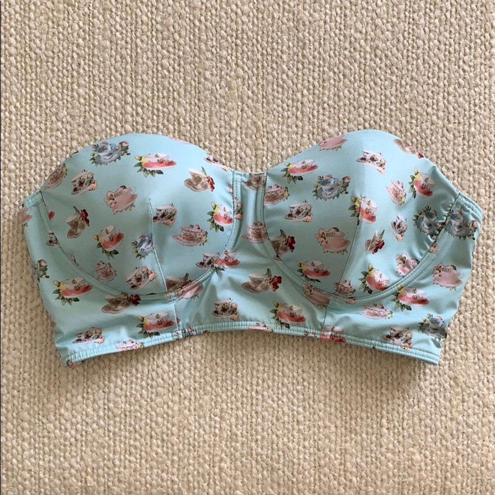 ModCloth High Dive Swim Suit Bikini Top